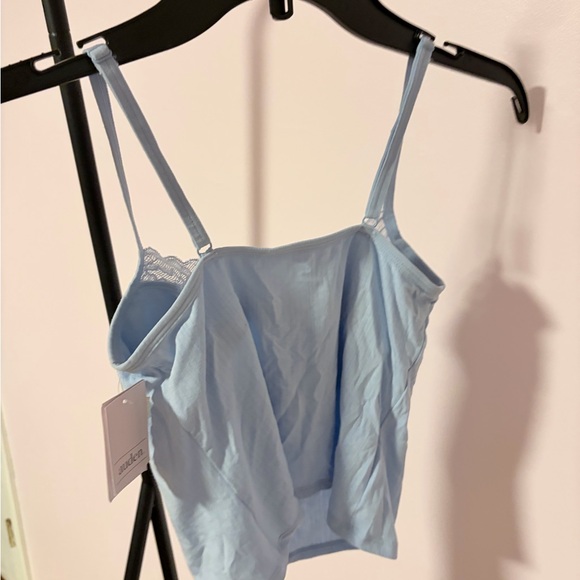 Auden Light Blue Lace Cami Modal Unlined XS NWT - Picture 8 of 8